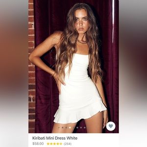 Princess Polly Kiribati Mini Dress White